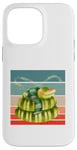 Coque pour iPhone 14 Pro Max Serpent vert dormant paisible serpents granuleux animaux