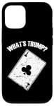 Coque pour iPhone 12/12 Pro Qu'est-ce que Trump? Euchre Jeu de cartes