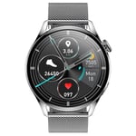 RUMOCOVO Montre connectée de Sport pour hommes et femmes, avec moniteur de fréquence cardiaque et d'activité physique, Bluetooth, appel, étanche, pour Android et IOS Z143