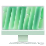 Apple iMac All-in-One Desktop Computer with M4 chip with 10-core CPU and 10-core GPU: Built for Apple Intelligence, 24-inch Retina Display, 16GB Unified Memory, 512GB SSD storage; Green