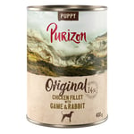 Purizon Puppy 6 x 400 g - Kyllingfilet med vilt Kanin