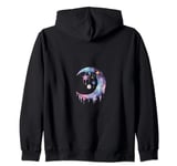 Cosmic Moon and Stars Space Galaxy Celestial Zip Hoodie