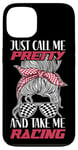 iPhone 13 Racing Race Sunglasses Girl Just Call Me Pretty And Take Me Case