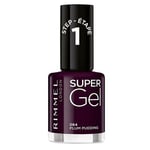 RIMMEL Super Gel - Nail polish N.064 Plum Pudding
