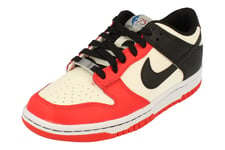 Nike Childrens Unisex Dunk Low Gs White Trainers - Size UK 4