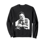 Actor David Jason Open All Hours B&W By Allan Ballard Sweatshirt