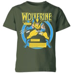 X-Men Wolverine Bio Kids' T-Shirt - Green - 5-6 Years