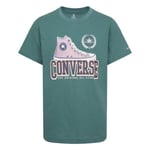 Converse Script Sneaker Gfx barn t-shirt - CONVERSE - Admiral alm - Grön - Herr - Barn