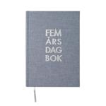 Paperstyle 5-årsdagbok A5 Blå