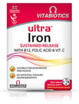 Vitabiotics Ultra Iron Sustained Release B12, Folic Acid & Vit C - 30 Tablets