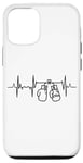 Coque pour iPhone 12/12 Pro Tenue d'entraînement de boxe Boxer Heartbeat Heartline ECG