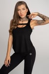 Gym Glamour Gym Top Black - S