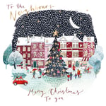 To The Neighbours Merry Christmas Foiled Christmas Greeting Card Xmas Cards