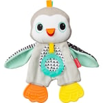 Infantino Cuddly Teether Penguin Udstoppet legetøj med bidering 1 stk.