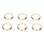 6Pcs IN 14 Nixie Tubes Copper Ring DIY Clock Decorative Rings For IN 14 Nixi HOT