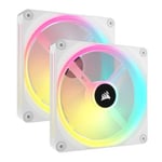 Corsair iCue Link QX140 Dual Fan Starter Kit - RGB White CO-9051008-WW