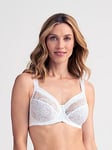 Miss Mary of Sweden Miss Mary Minimizer Underwired Bra - White, White, Size 40Dd, Women