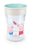 Muki NUK Peppa Pig Magic Cup, turkoosi väri, 8+ kk, 230 ml