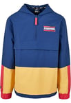 Starter Black Label Men's Starter Multicolored Logo Windbreaker, Red/Blue/Yellow, S