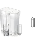 Filtre à eau Micro X Clean Philips AWP212. Cartouches pour filtration d'eau.  Compatible avec les carafes Philips et les principales marques. Cartouche  ovale. Pack 5+1. : : Cuisine et Maison