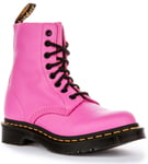 Dr Martens 1460 Pascal Virgina 8 Eyelet Vintage Womens Boot Pink UK 3 - 8