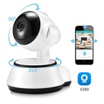 Ranipobo - Camera de surveillance, bebe moniteur 1080P Mini-cloud Wifi camera ip panoramique automatique suivi audio bidirectionnel Detection de