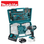 Makita DHP484STX5 18v LXT Combi Drill Inc 1x 5.0Ah Batt & 101 Pc Accessory Case