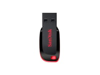 Sandisk Cruzer Blade Usb Flash Drive 32Gb Usb 2.0 Black, Red Black Sdcz50-032G-B35