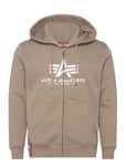 Basic Zip Hoodie Beige Alpha Industries