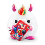 Snackles Série 1 - Licorne, Peluche Surprise Medium, Peluche Ultra Douce, Confort Squishy Câlin, 28 cm, Peluche avec Licence Accessoire de Marque Snack (Licorne)