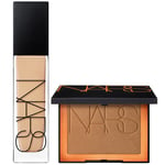 NARS Natural Longwear Foundation 30ml and NARS Laguna Bronzing Powder 2.8g (Various Shades) - Santa Fe