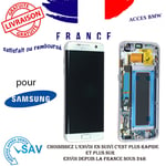 Originale Ecran LCD Complet Blanc Pour Samsung Galaxy S7 edge G935F Avec Châssis