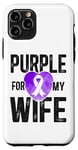 iPhone 11 Pro Alzheimer's Dementia Awareness Support Wife Vintage Purple Case