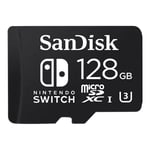 SanDisk 128GB UHS Class 3 microSDXC UHS-I Flash-minneskort för Nintendo Switch