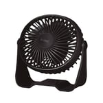 WatioWave MINI VENTILATEUR DE TABLE USB 3W Ø15CM NOIR ALUA