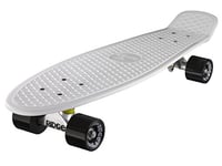 Ridge Retro 27 Skateboard complet Blanc/Noir 27" x 7,5" - 69 cm