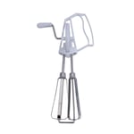 Steel Rotary Kitchen Manual Baking Whisk Mixer Cooking Tool Blender Egg Beater