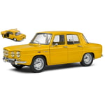 RENAULT 8 S 1968 YELLOW 1:18 Solido Auto Stradali Die Cast Modellino