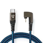 Nedis Flettet USB-Kabel MFI USB-C til Lightning 2m