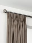 John Lewis Select Gliding Curtain Pole with Ball Finial, Wall Fix, Dia.30mm