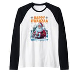 Happy kwanzaa Merry christmas African american hoilday Raglan Baseball Tee