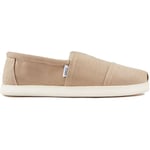 Toms Mens Alp Forward Shoes - Natural Canvas - Size UK 12