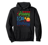 Peace Out Single Digits I'm 10 Birthday Girl 10th Years Old Pullover Hoodie