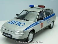 LADA 112 POLICE CAR 1/43RD SCALE RUSSIAN LEGENDS PACKAGED ISSUE PKD K8967Q~#~