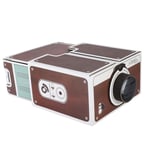 DIY Projector Portable Projector Mini Smart Phone Cinema Home Theater For Mobile