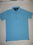 BNWT - OAKLEY Hydrolix Elemental  Golf Polo Shirt  Ethereal Blue   Small