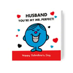 Valentine's Day Card For Husband Mr. Men & Little Miss Mr Perfect