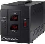 PowerWalker AVR 3000/SIV - automatisk spenningsregulator - 2400 watt - 3000 VA