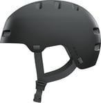 Casque de vélo ABUS INDY - Casque de saleté pour la saleté, le patin, la pente et le VTT - avec absorption optimisée des chocs - pour adolescents et adultes - taille M, noir