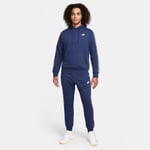 Nike Träningsoverall Club Fleece GX - Navy/Vit, storlek XX-Large